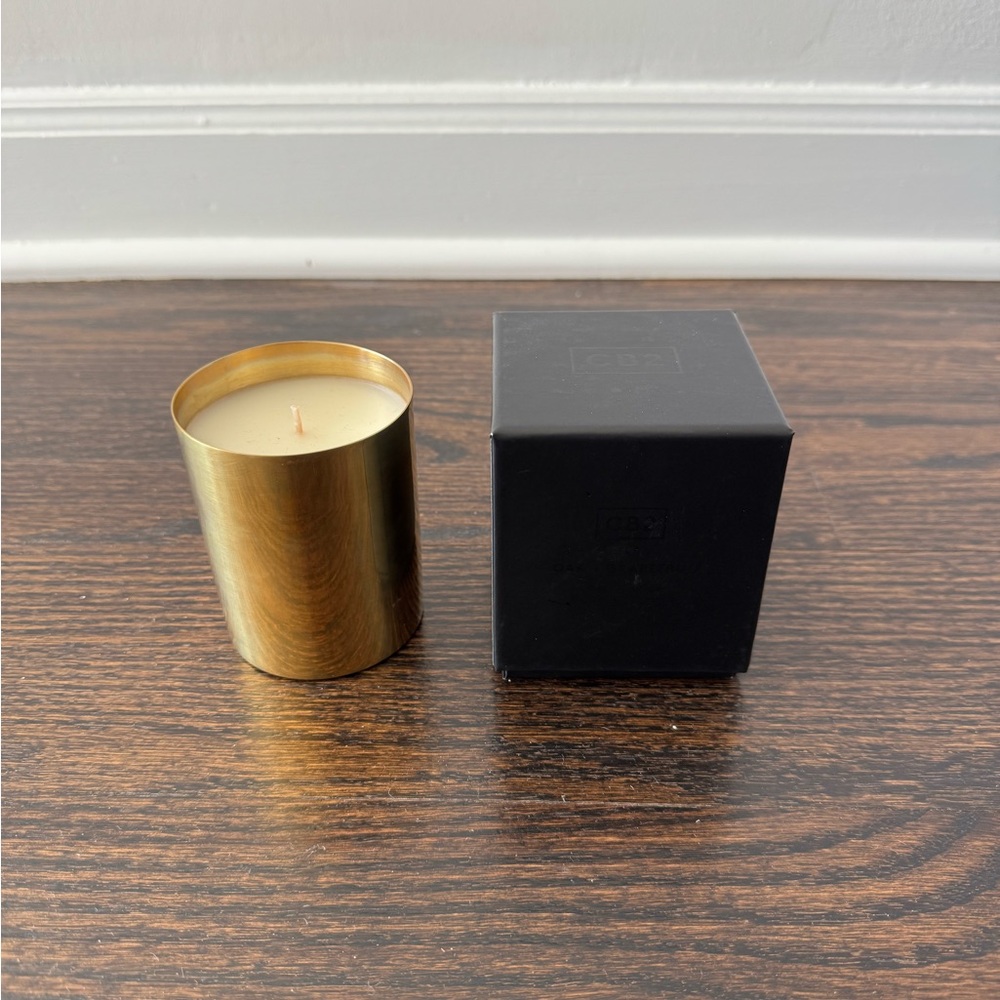 CB2 Gold Candle